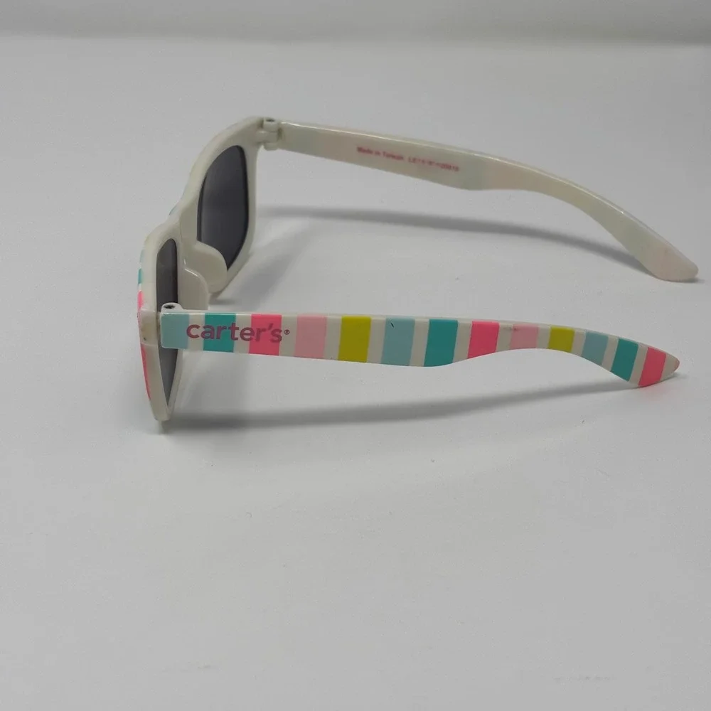 Carters Sunglasses Girls Multicolor Striped Retro Wayfarer Beach‎ Summer